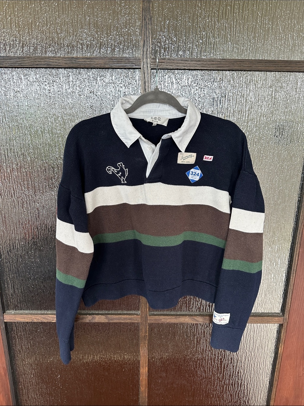 Sea New York Arther Varsity Knit Rugby Shirt
Sz XS. - Picture 5 of 14